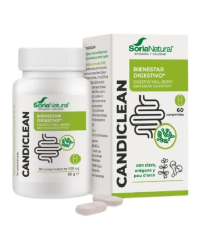 Candiclean 60comp 1000mg soria natural