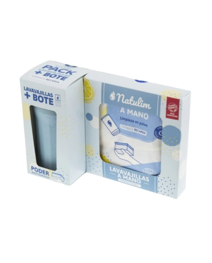Lavavajillas mano+bote pack 250gr  natulim