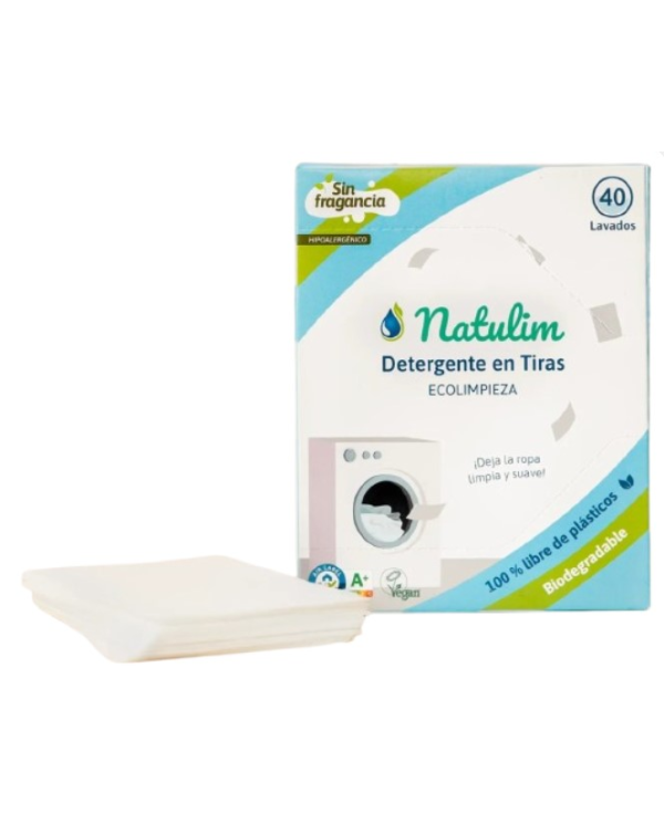 Detergente en tiras neutral 40 lavados 70gr