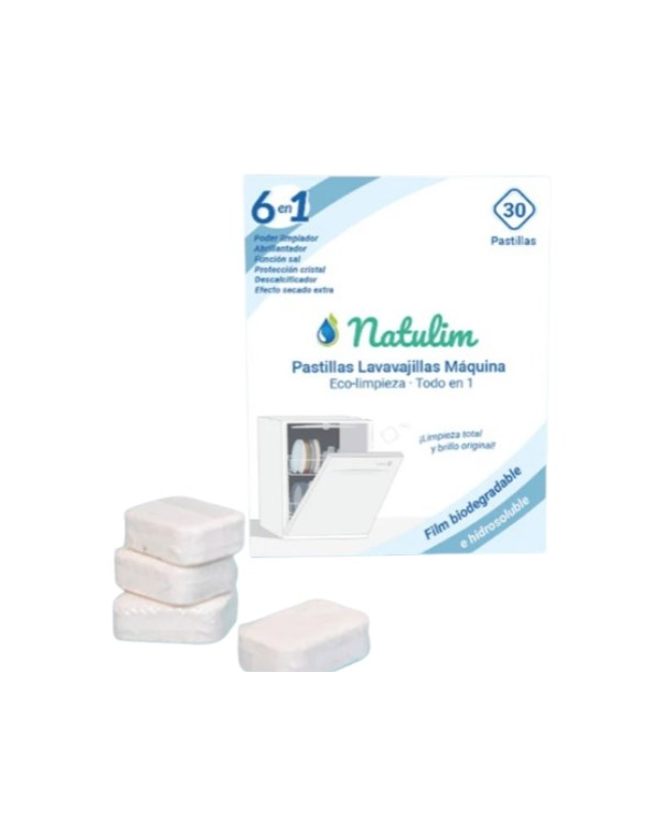 Lavavajilla 30 pastillas maquina natulim