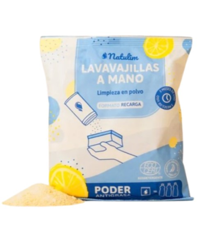 Lavavajilla mano recarga 250gr natulim