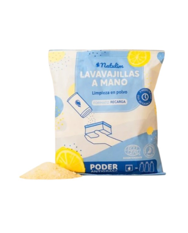 Lavavajilla mano recarga 250gr natulim