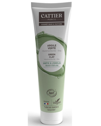 Arcilla verde tubo 400gr cattier