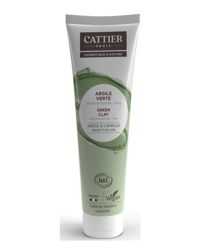 Arcilla verde tubo 400gr cattier
