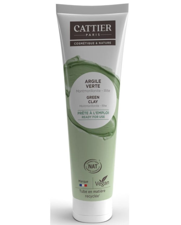 Arcilla verde tubo 400gr cattier