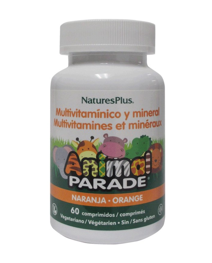 Animal parade multivitaminico minerales naranja 60