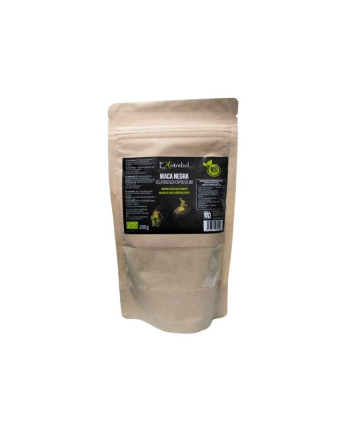 Maca negra gelatinizada polvo 200gr bio ekotrebol