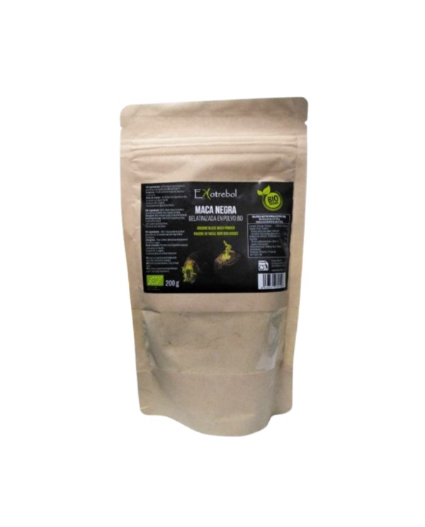 Maca negra gelatinizada polvo 200gr bio ekotrebol