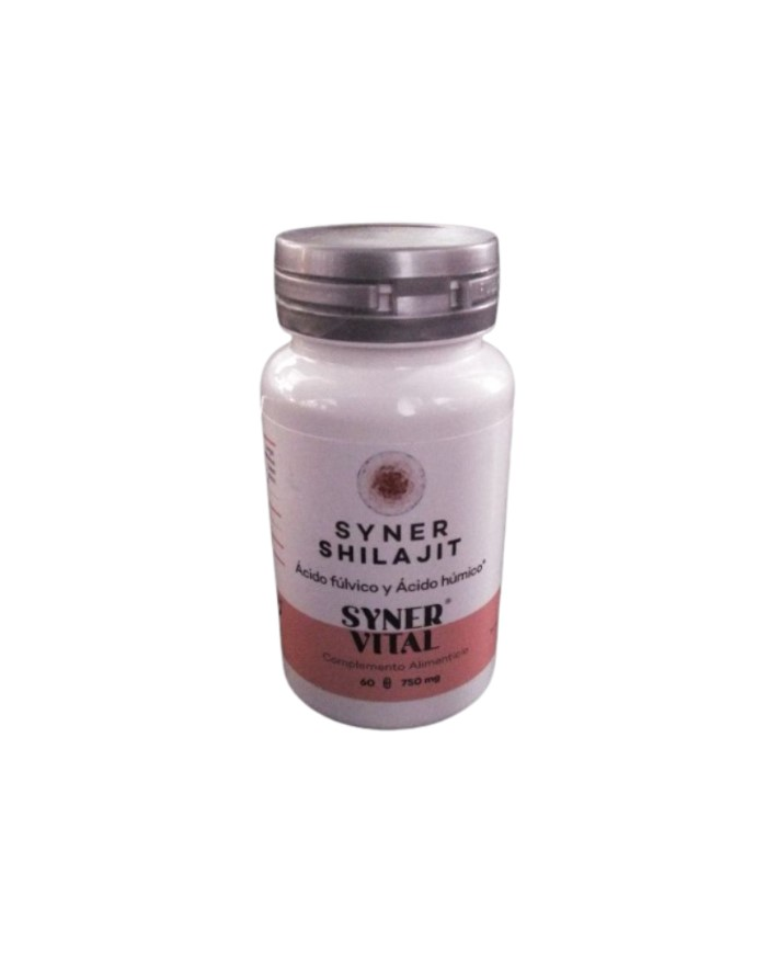 Shilajit 60 capsulas 750mg syner vital
