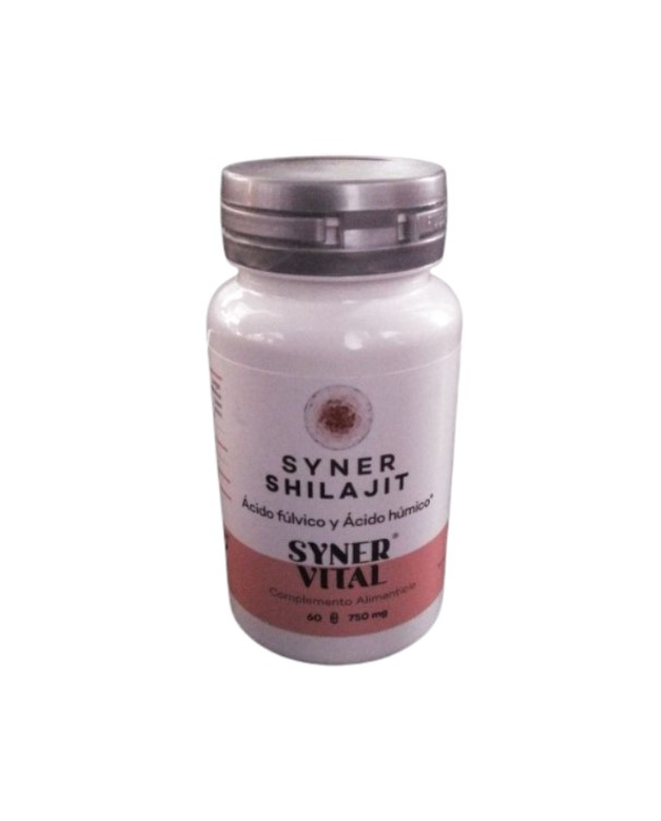 Shilajit 60 capsulas 750mg syner vital