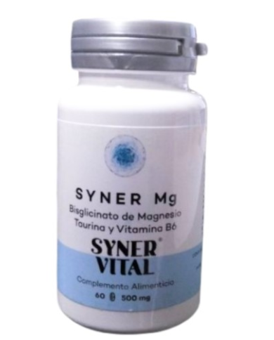Magnesio bisglicinato+taurina+b6 60cap syner vital