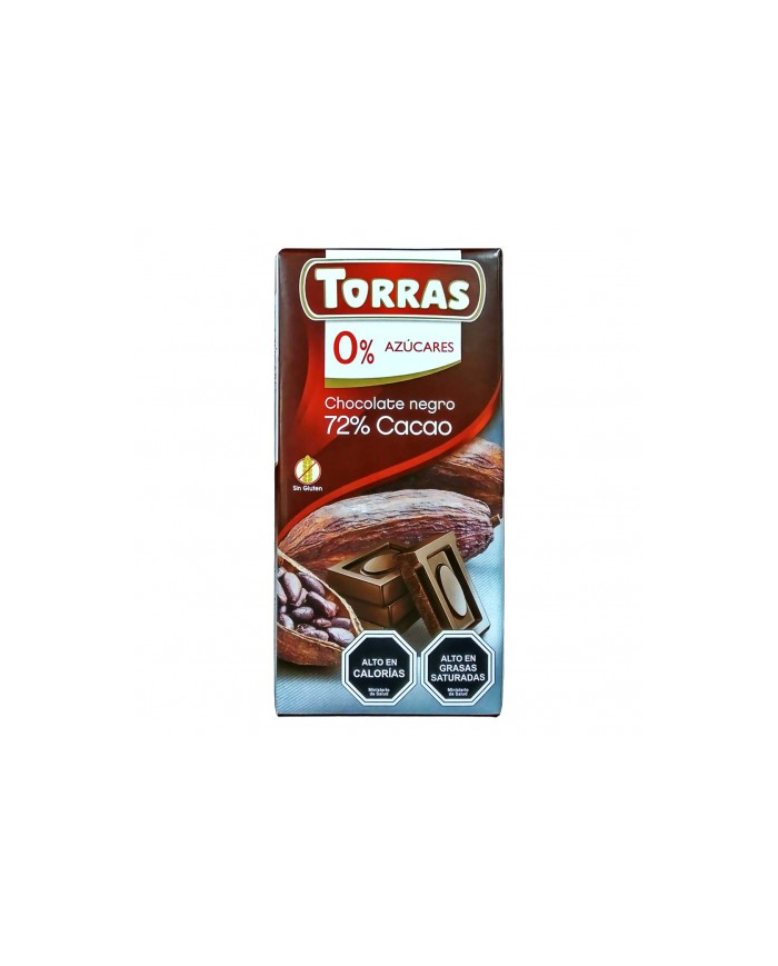 Chocolate negro 72% torras