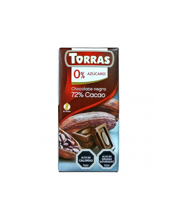 Chocolate negro 72% torras