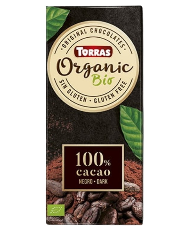 Chocolate organico negro 100% bio torras