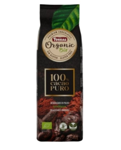 Cacao desgrasado polvo 150gr bio torras