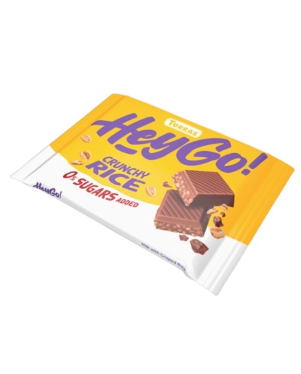 Heygo chocolate leche y arroz crujiente 60gr torra