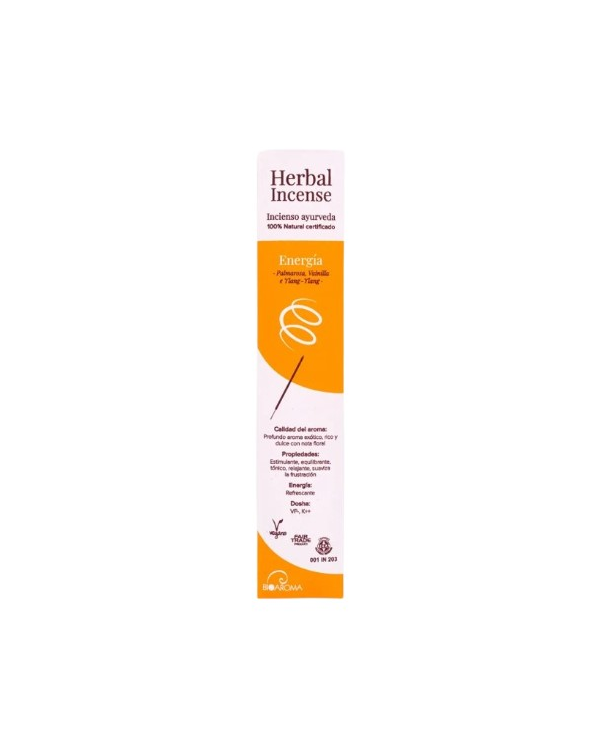 Incienso ayurveda energia 12 varillas bioaroma