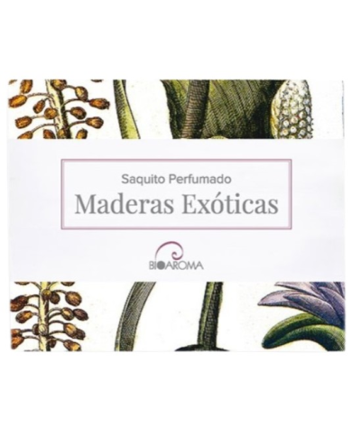 Saquito perfumado madera exotica 12.5 gr bioaroma