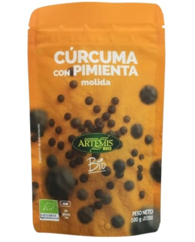 Curcuma pimienta molida 100gr s/g artemis