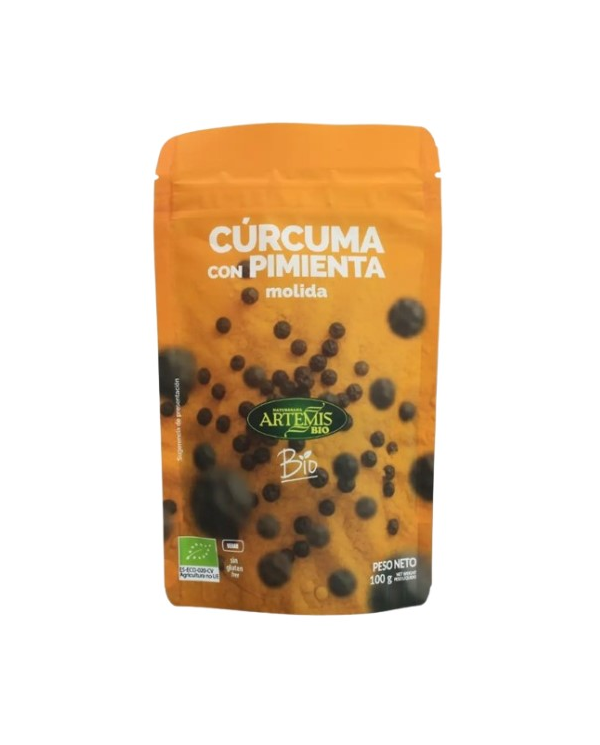 Curcuma pimienta molida 100gr s/g artemis