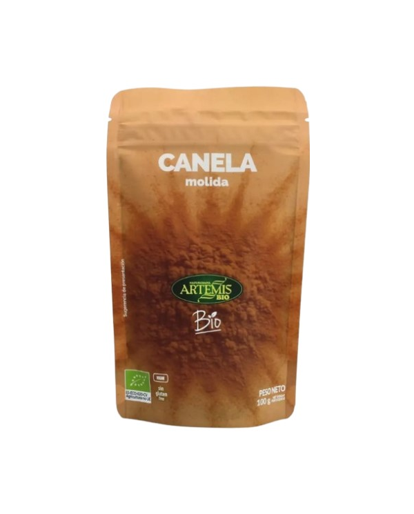 Canela molida bio 100 gr s/g  doypack artemis