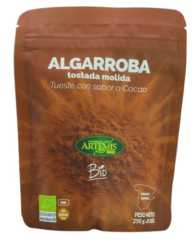 Algarroba  tostada molida bio 250gr doypack artem