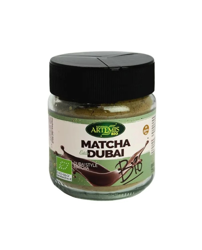 Matcha dubai 75gr bio bote cristal artemis