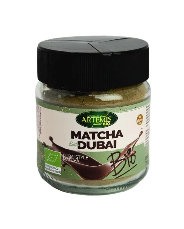 Matcha dubai 75gr bio bote cristal artemis