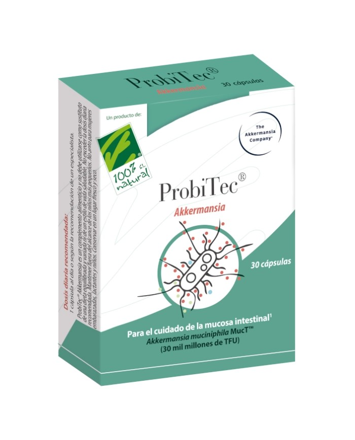Probitec akkermancia 30 capsulas cien por cien