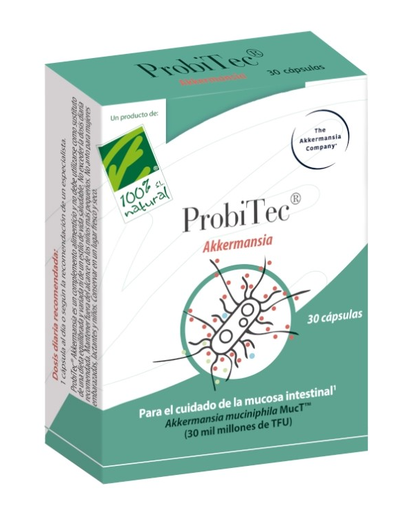 Probitec akkermancia 30 capsulas cien por cien