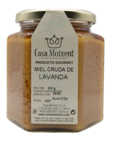Miel cruda lavanda 1kg como una reina