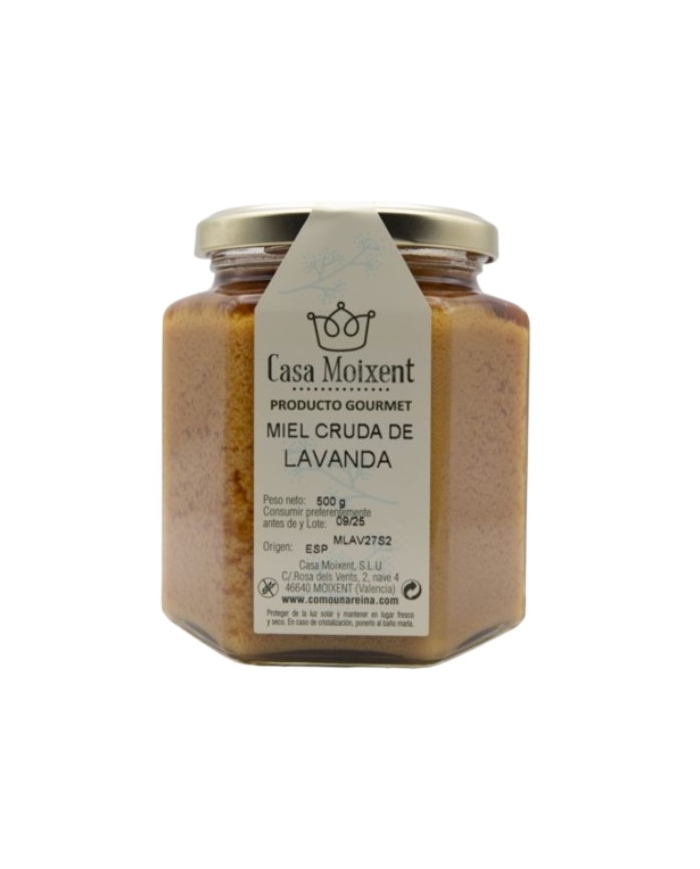 Miel cruda lavanda 1kg como una reina