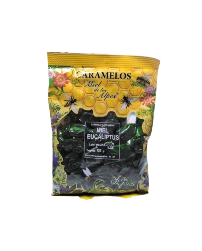 Caramelos miel eucaliptus 120gr miel de los alpes