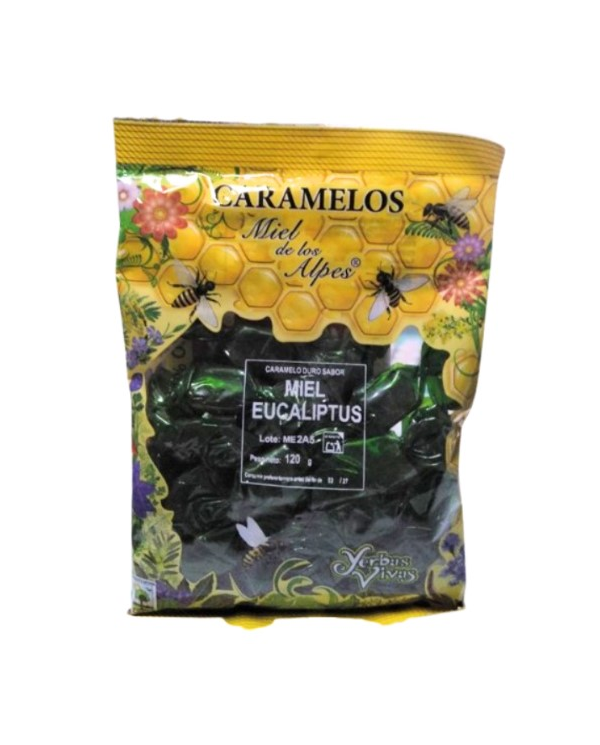 Caramelos miel eucaliptus 120gr miel de los alpes