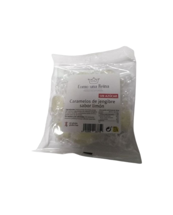 Caramelos jengibre limon 75gr s/a s/g como una re
