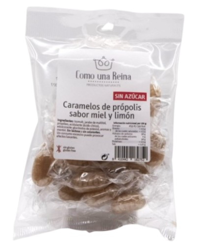 Caramelos propolis miel limon 75gr como una reina