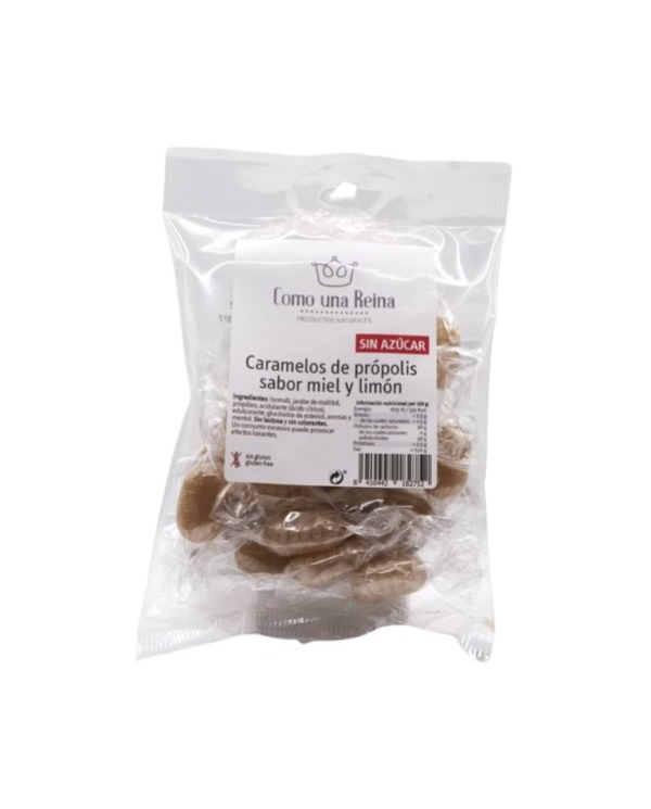 Caramelos propolis miel limon 75gr como una reina