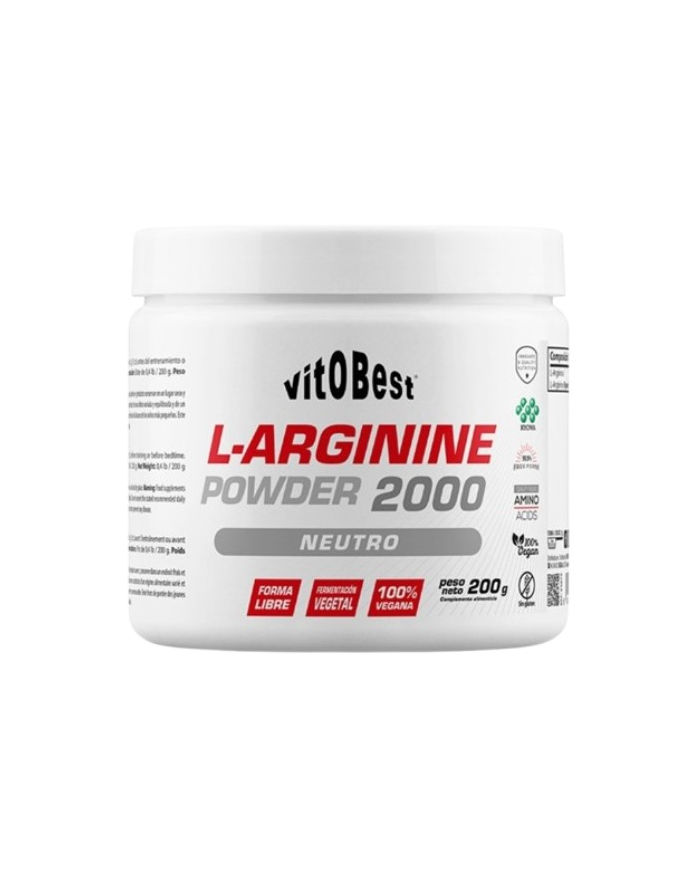 L-arginine powder 2000 neutro 200gr vitobest