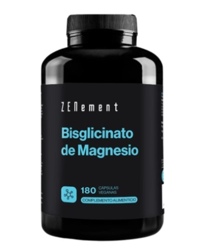 Magnesio bisglicinato 180 capsulas vegan  zenement