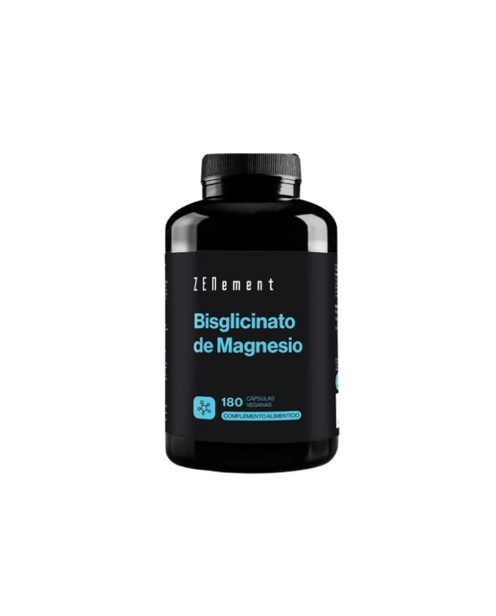Magnesio bisglicinato 180 capsulas vegan  zenement