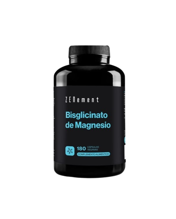 Magnesio bisglicinato 180 capsulas vegan  zenement