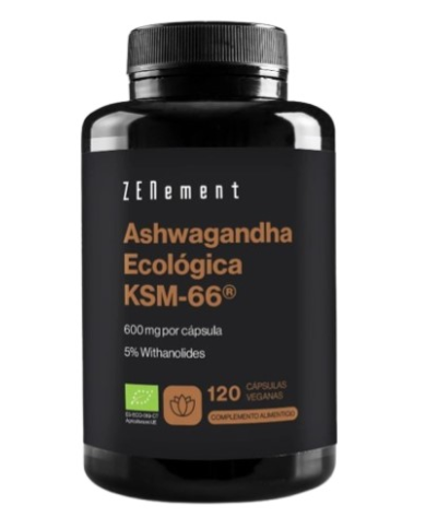 Ashwagandha ksm 66 120 cap 600mg bio zenement