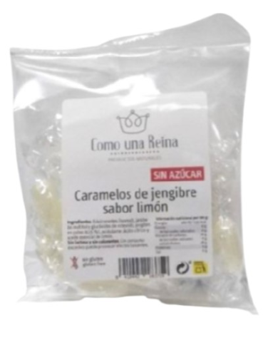 Caramelos jengibre limon 75gr s/a s/g como una re