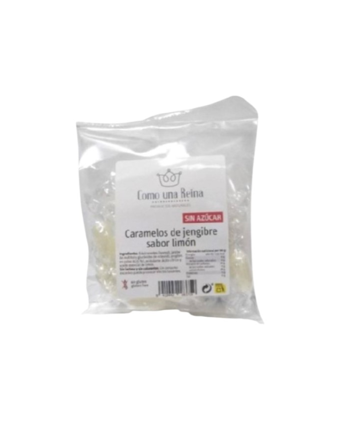 Caramelos jengibre limon 75gr s/a s/g como una re