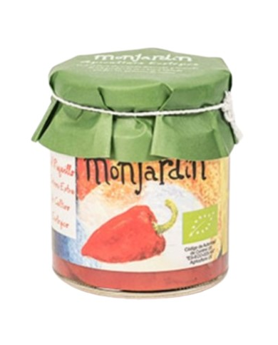 Pimientos piquillo enteros extra bio 220gr monjard