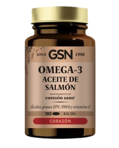 Aceite salmon omega 3 180 gsn
