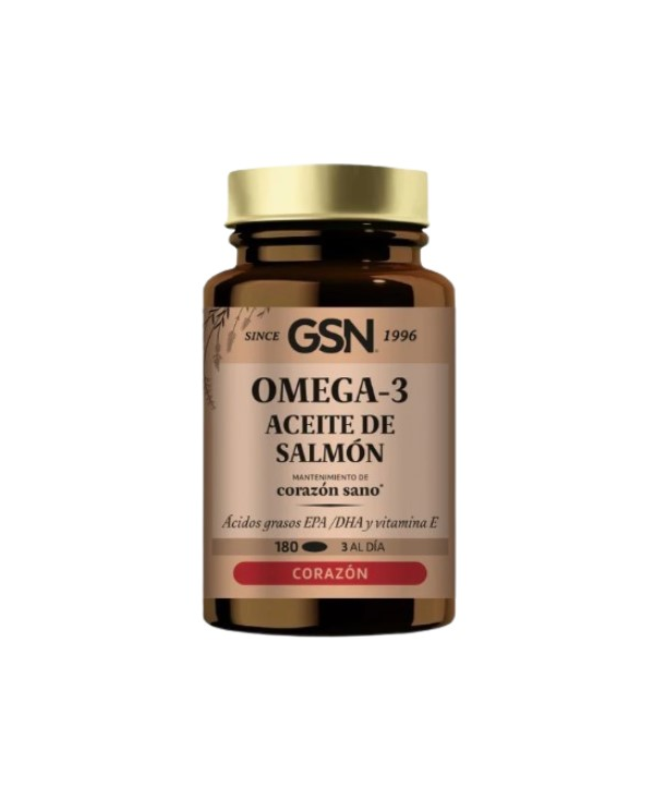 Aceite salmon omega 3 180 gsn