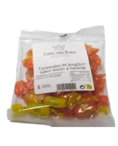 Caramelos jengibre limon naranja como una reina