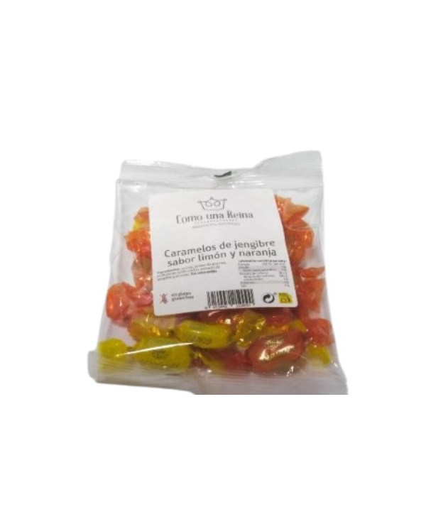 Caramelos jengibre limon naranja como una reina