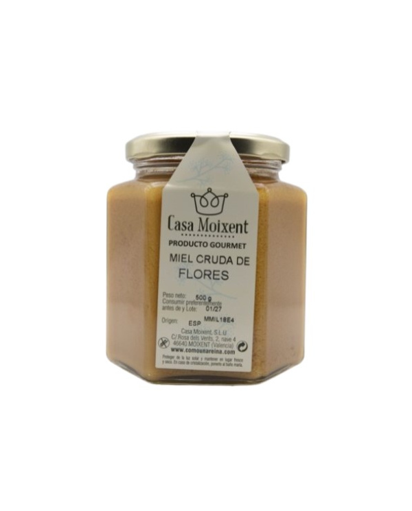 Miel flores  cruda 500gr como una reina